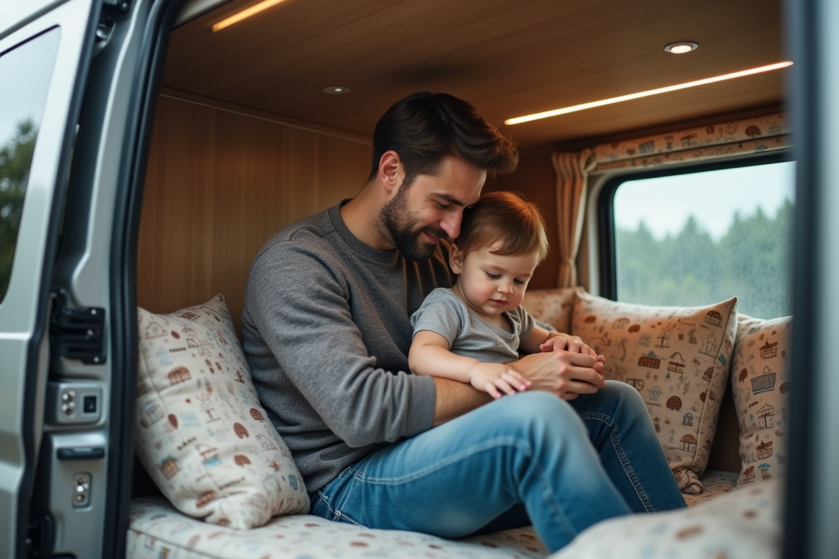 Père et enfant dans l